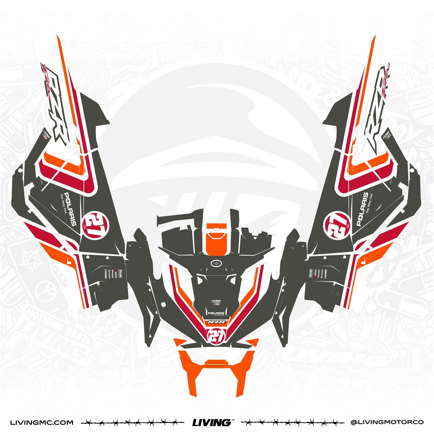 Polaris Graphics Kit "Nascar"