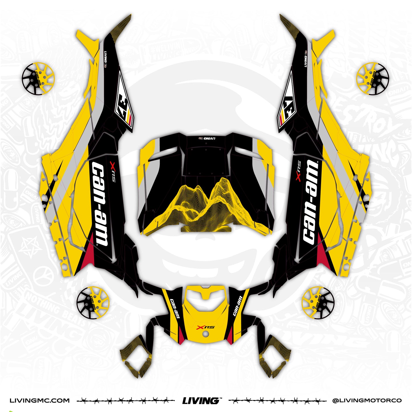 Can-Am Kit d'Adhesius "Sunset"