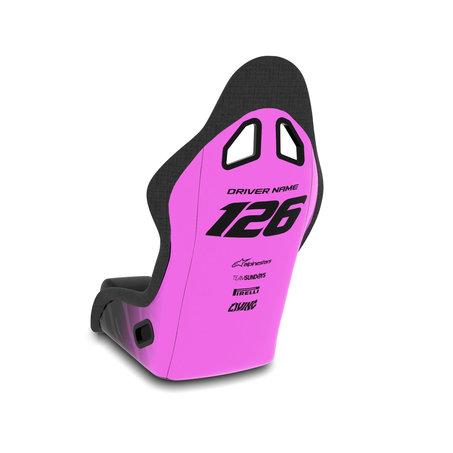 Bucket Seat Graphic Kit – "Pink Performance"