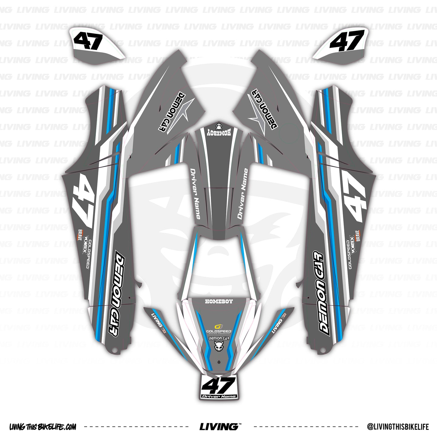 Demoncar Graphics Kit "Homeboy"