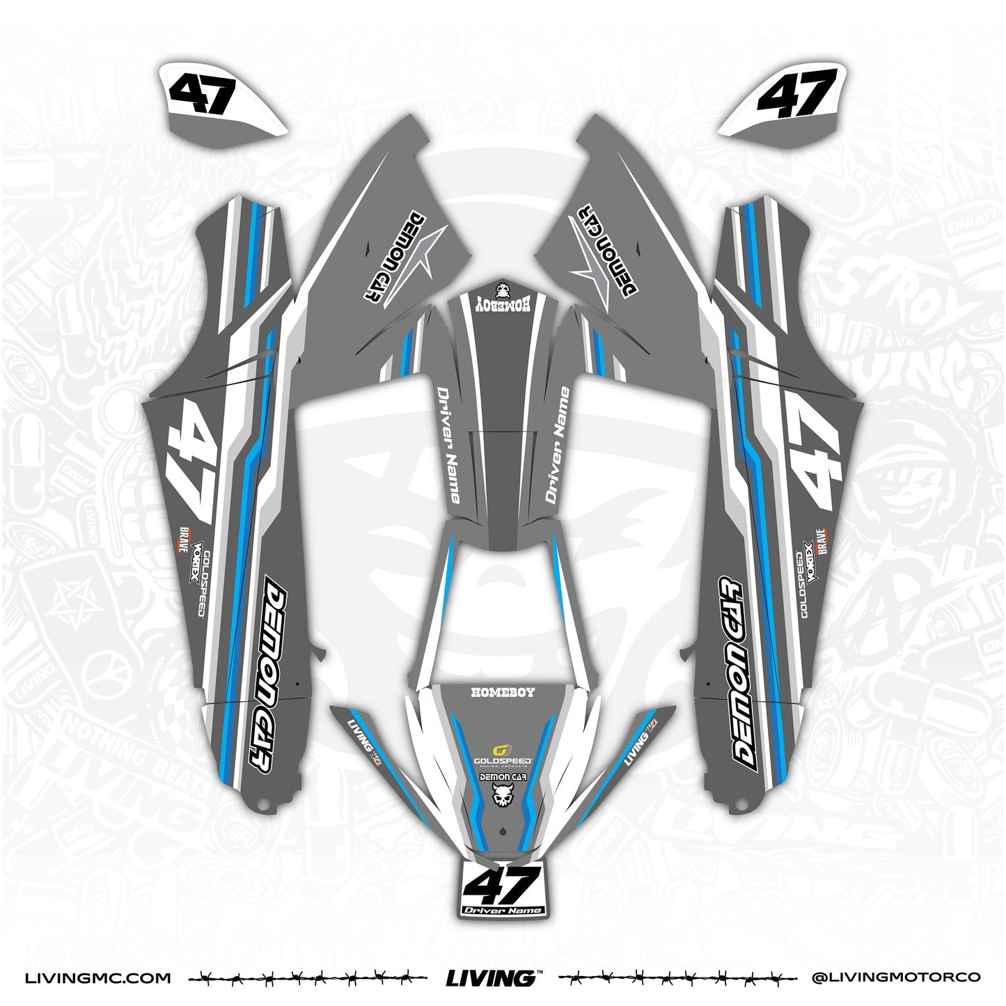 Demoncar Graphics Kit "Homeboy"