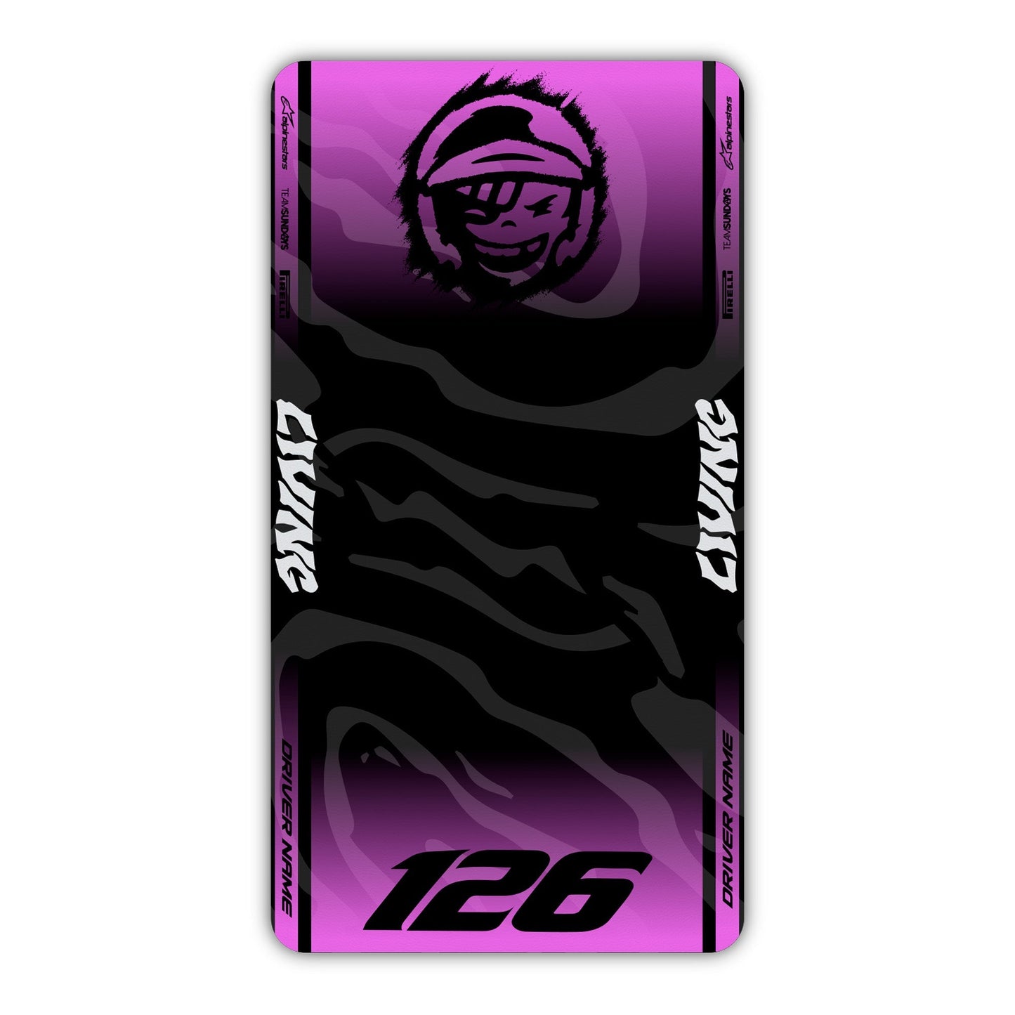 Floor Mat Graphic Kit – "Pink Performance"