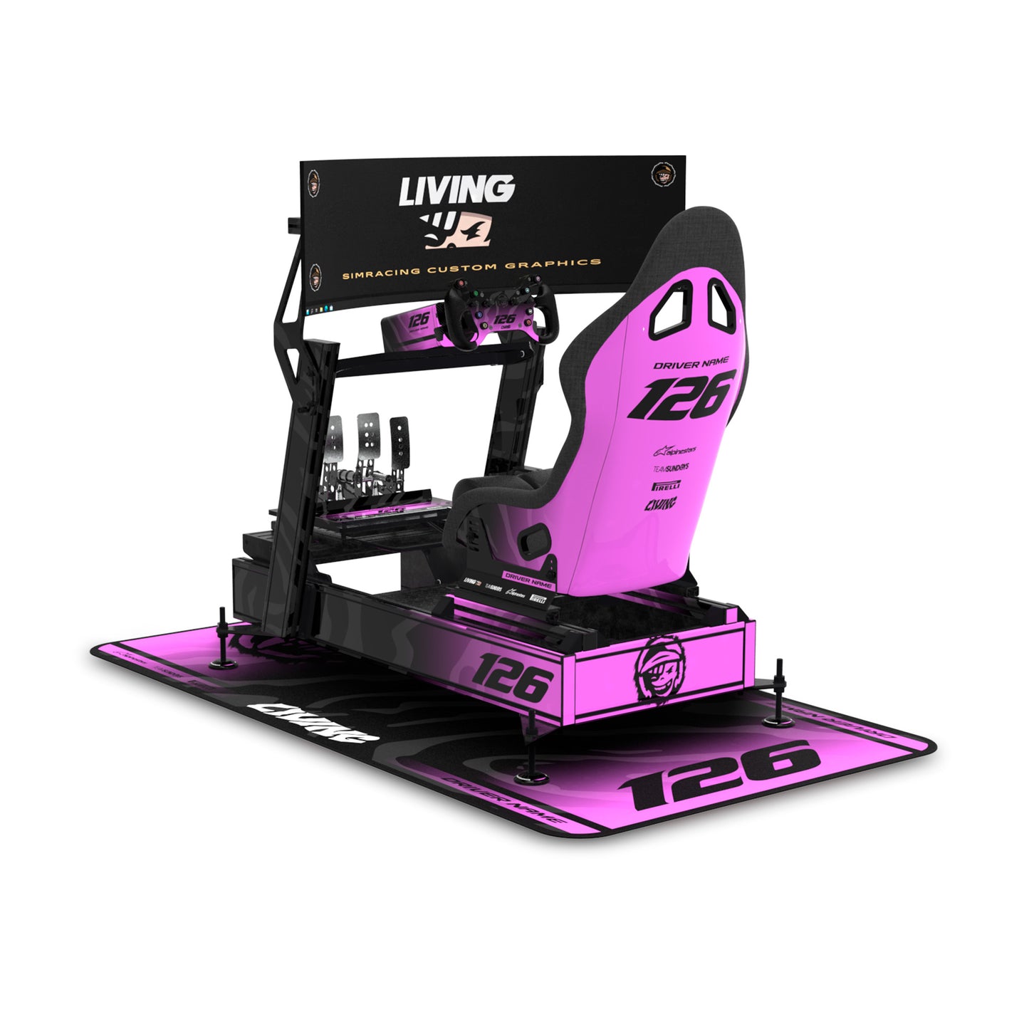Full Setup Graphic Kit - "Pink Performance"