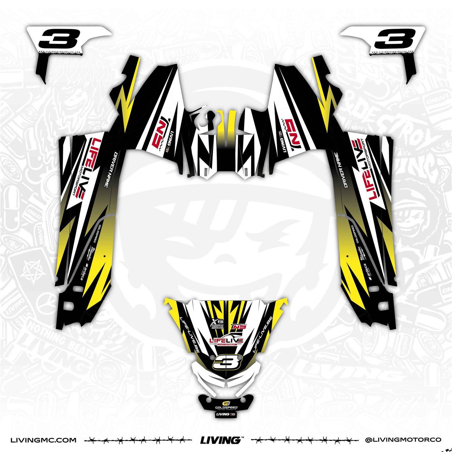 LifeLive TN5 Graphics Kit "Cearta"