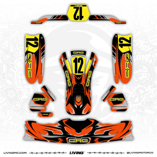 CRG Kart Graphics Kit "Factory"