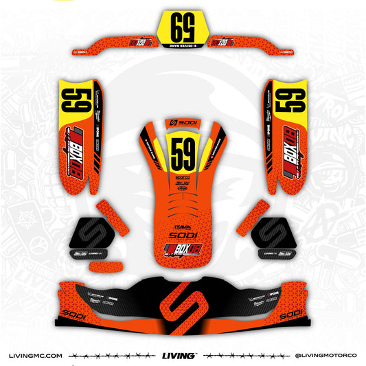 Sodi Kart Graphics Kit "Trihorm"