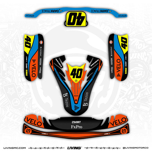Lando Norris Kart Graphics Kit "MCL36"