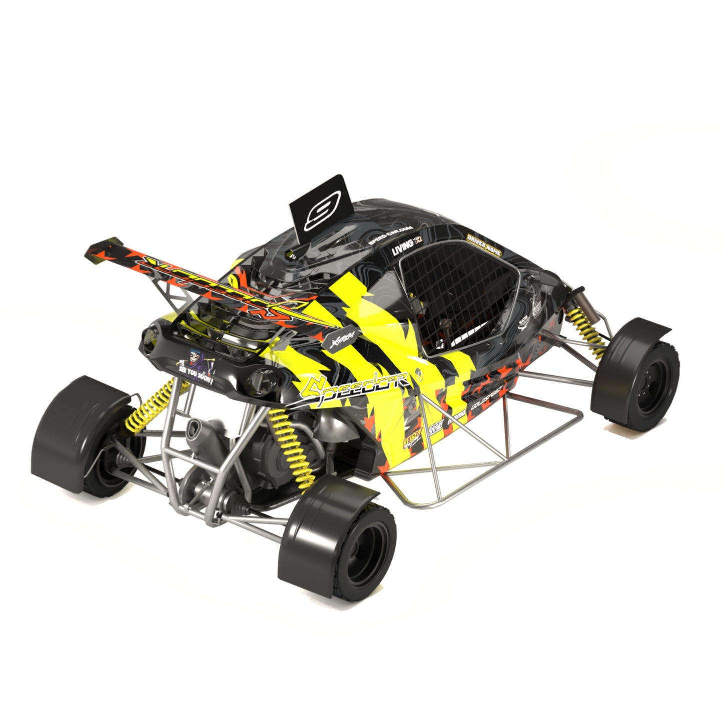 Speedcar Xtrem Graphics Kit "Stars & Straps"