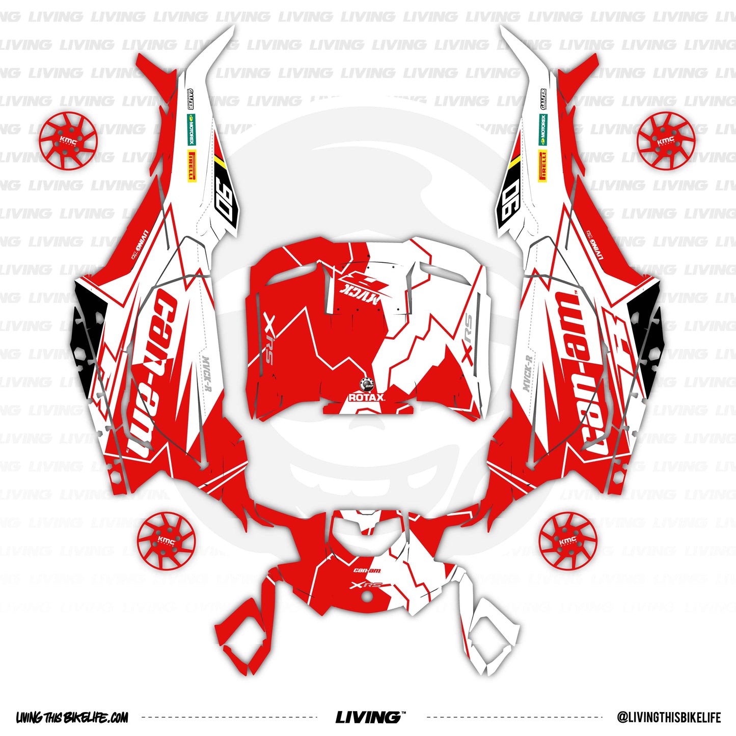 Can-Am Graphics Kit "Bipolar R"