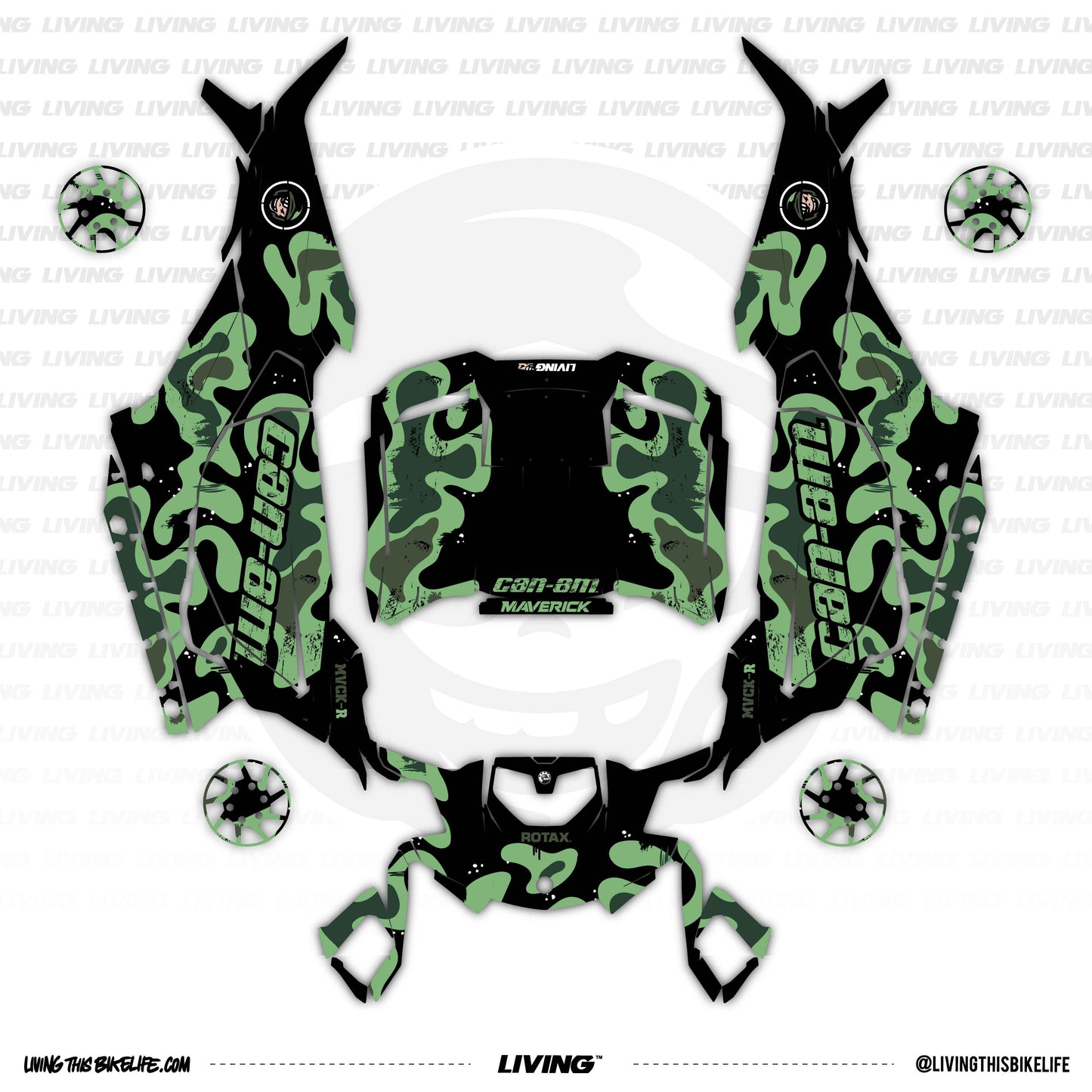 Can-Am Graphics Kit "Jungle"