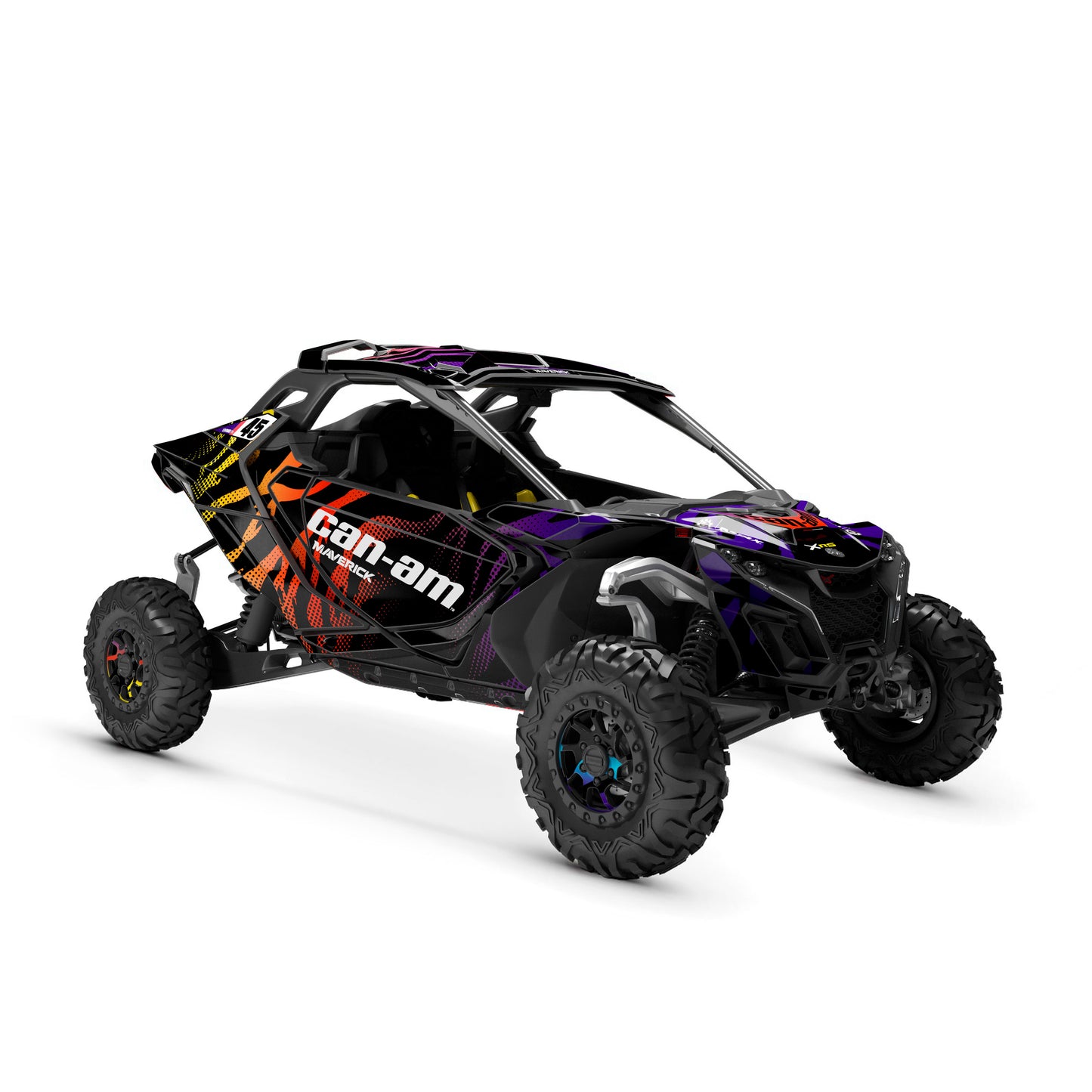 Can-Am Graphics Kit "Zebra Stamp"