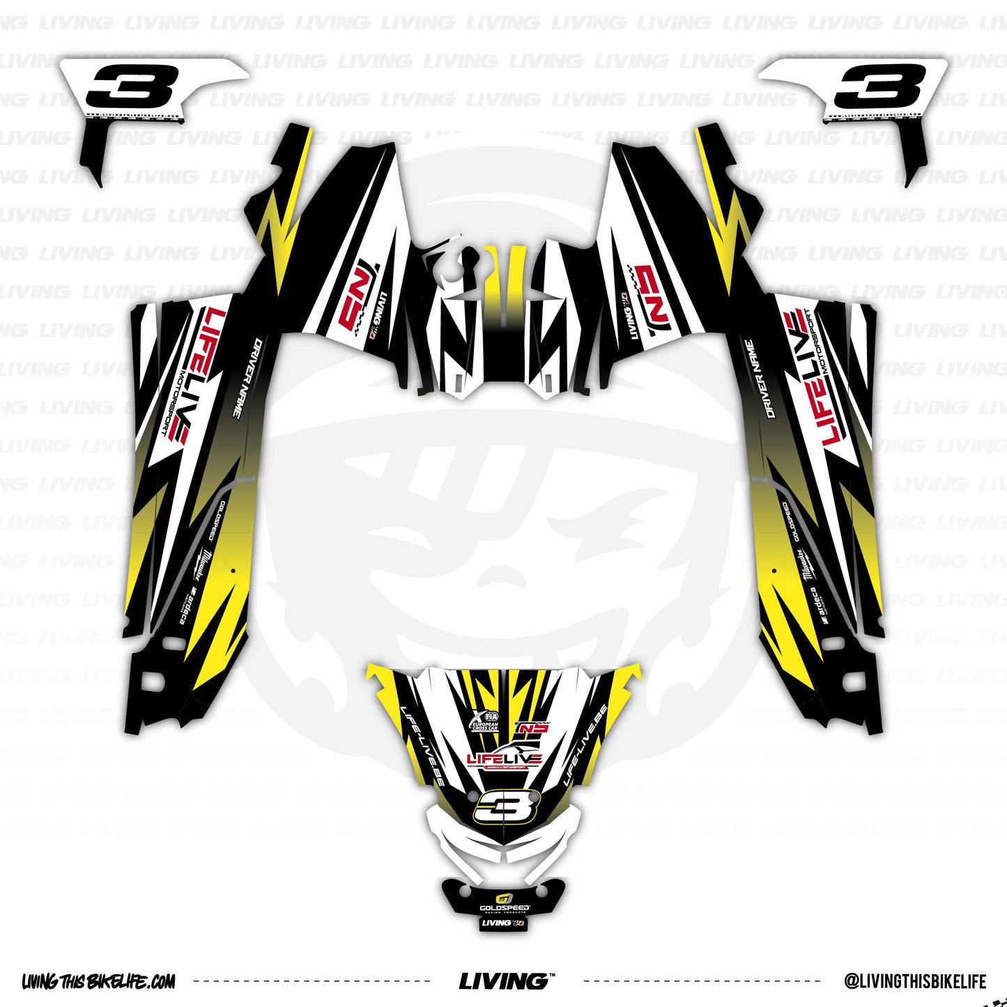 LifeLive TN5 Graphics Kit "Cearta"