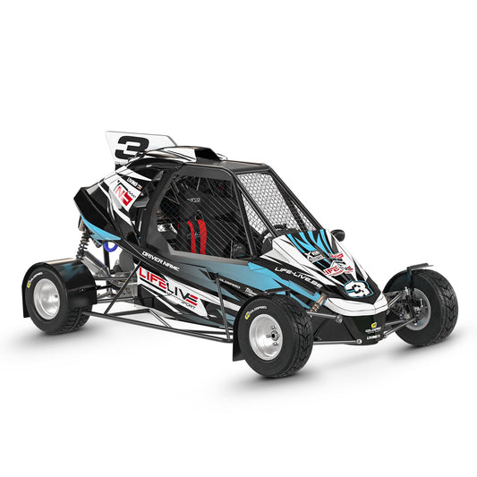 LifeLive TN5 Graphics Kit "Cearta Blue"