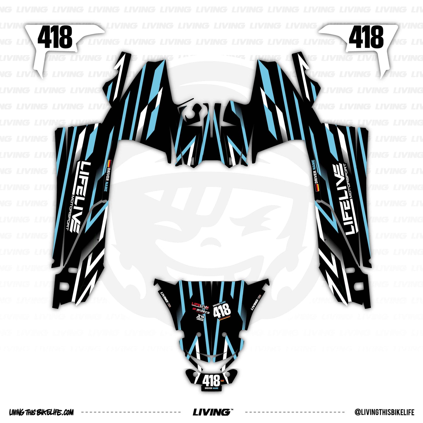 LifeLive TN5 Graphics Kit "Champs"
