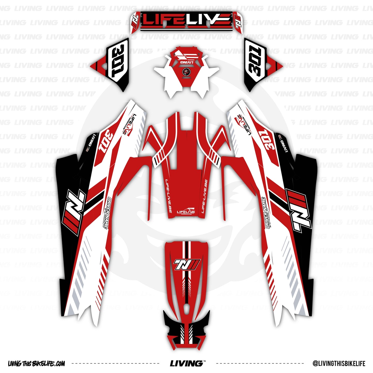LifeLive TN11 Graphics Kit "TN11 Factory Edition"