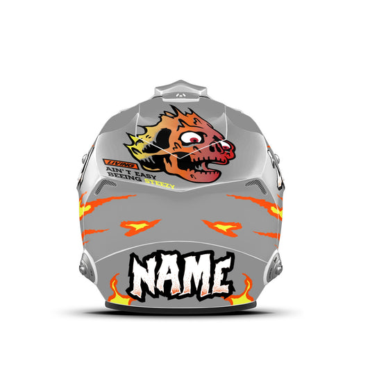 Brave Helmet Graphics Kit "Firestorm Orange"
