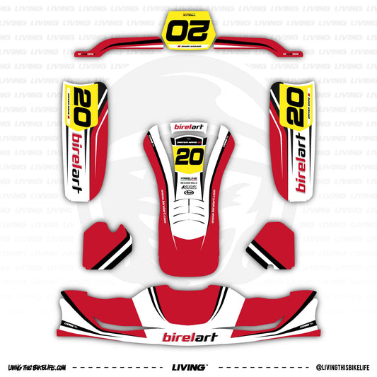 Birel ART Kart Graphics Kit "Factory Racing"