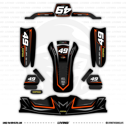 CRG Kart Graphics Kit "Challenger"
