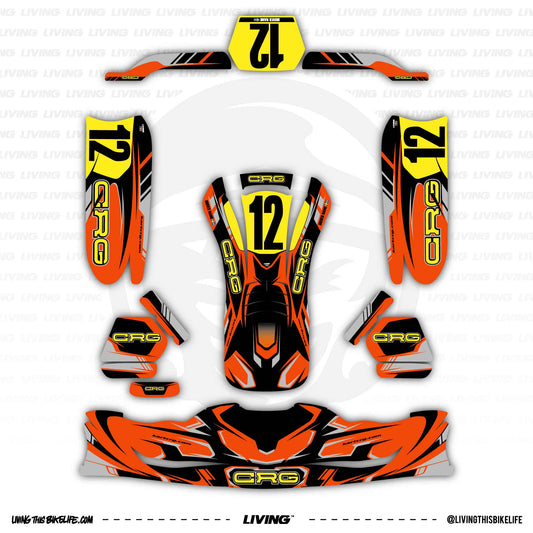 CRG Kart Graphics Kit "Factory"