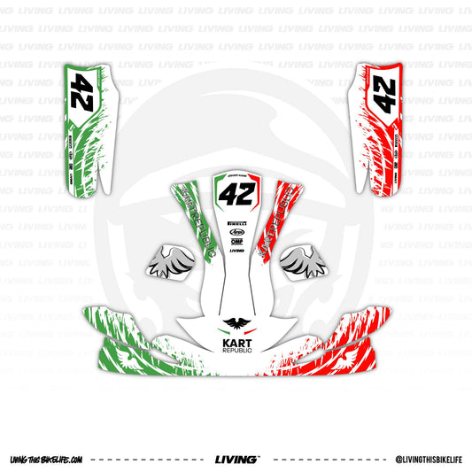 Kart Republic Graphics Kit "Italian Spirit"