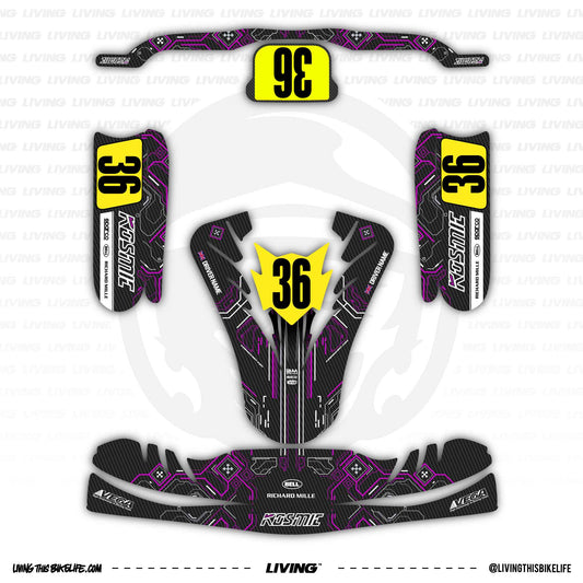Kosmic Kart Graphics Kit "Raw"