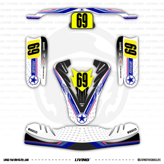 Kosmic Kart Graphics Kit "StarLine"