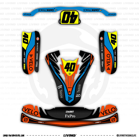 Lando Norris Kart Graphics Kit "MCL36"