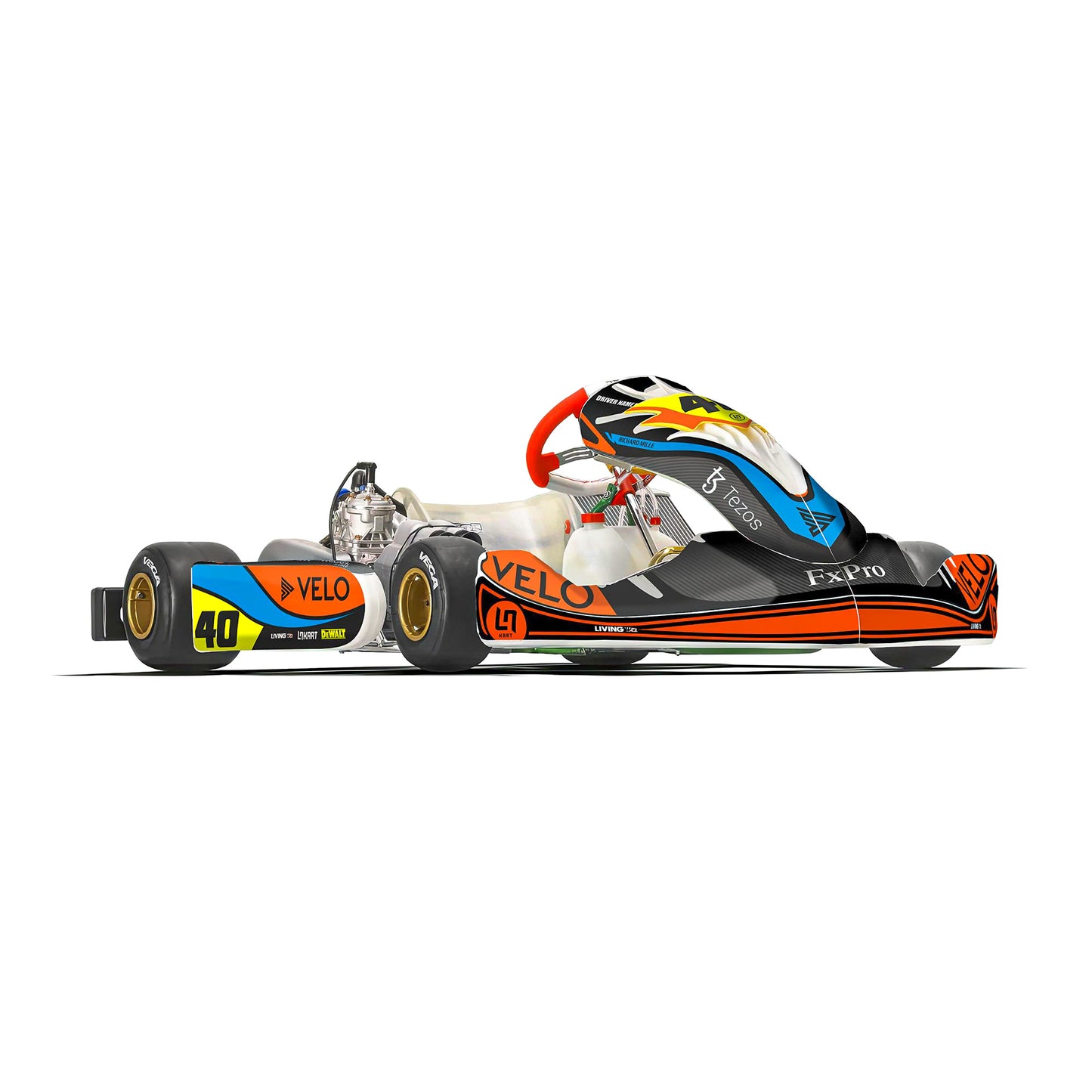 Lando Norris Kart Graphics Kit "MCL36"