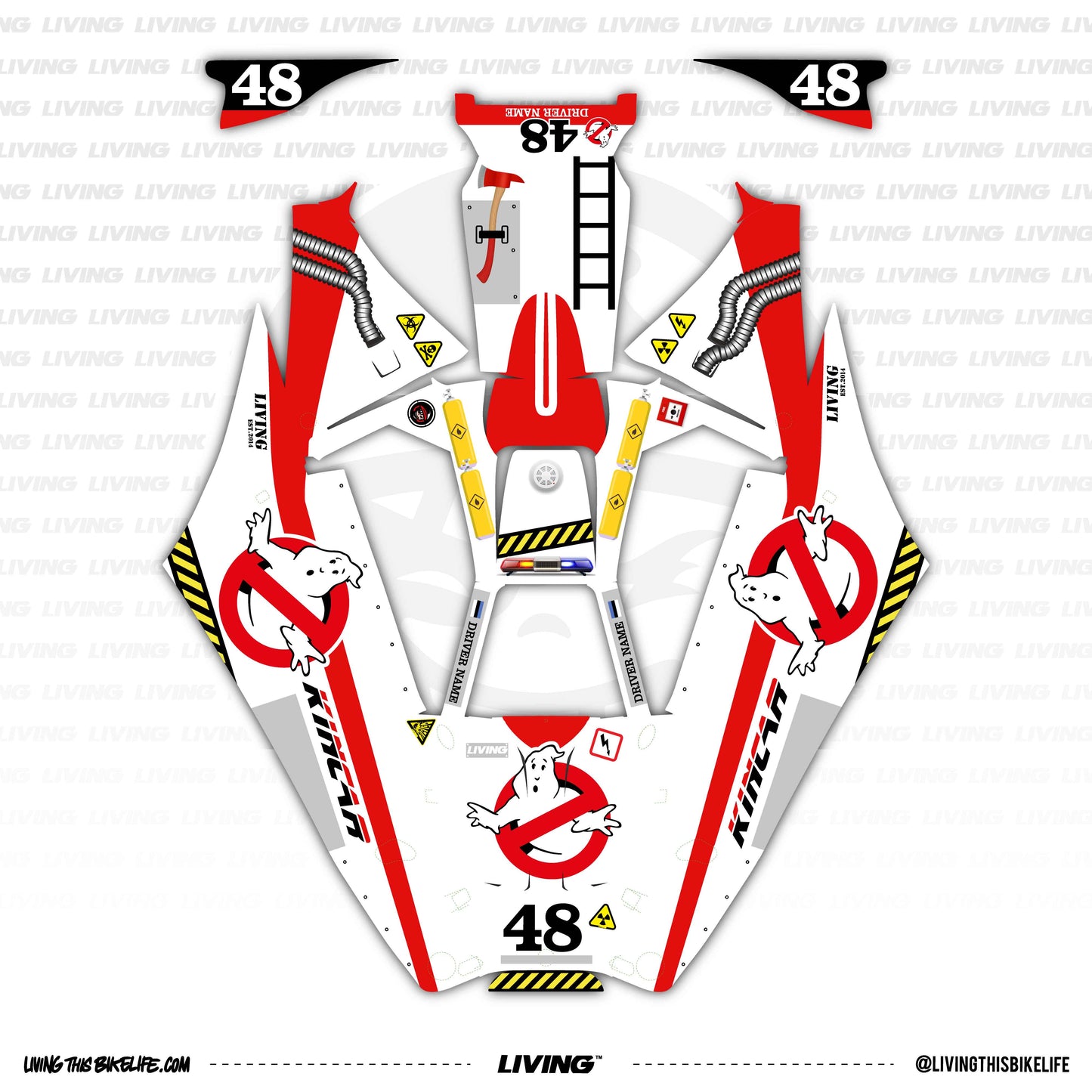 Kincar Graphics Kit "GhostBusters"