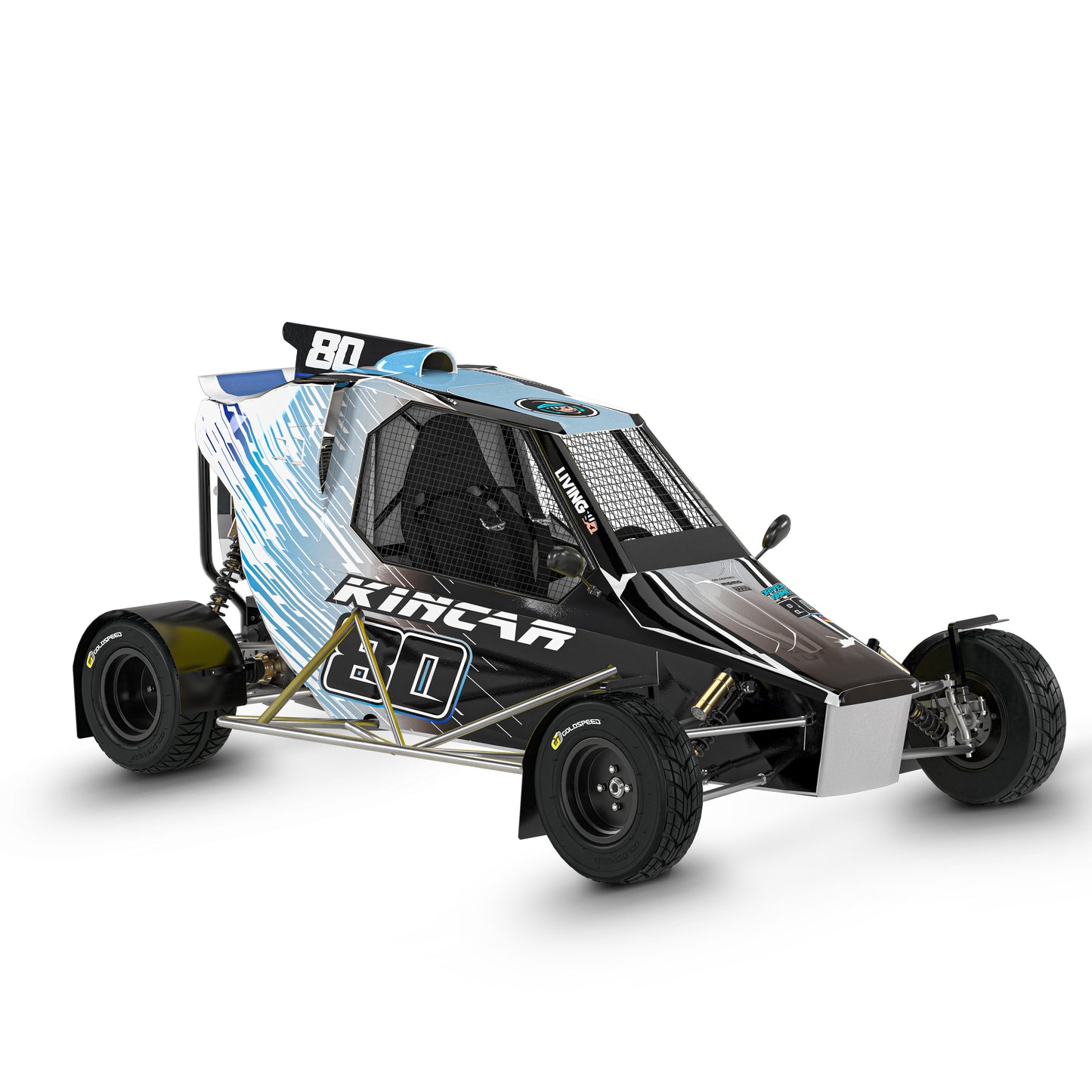 Kincar Graphics Kit "Greenday Blue"