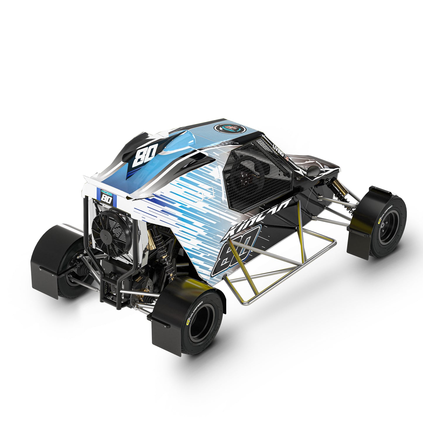 Kincar Graphics Kit "Greenday Blue"