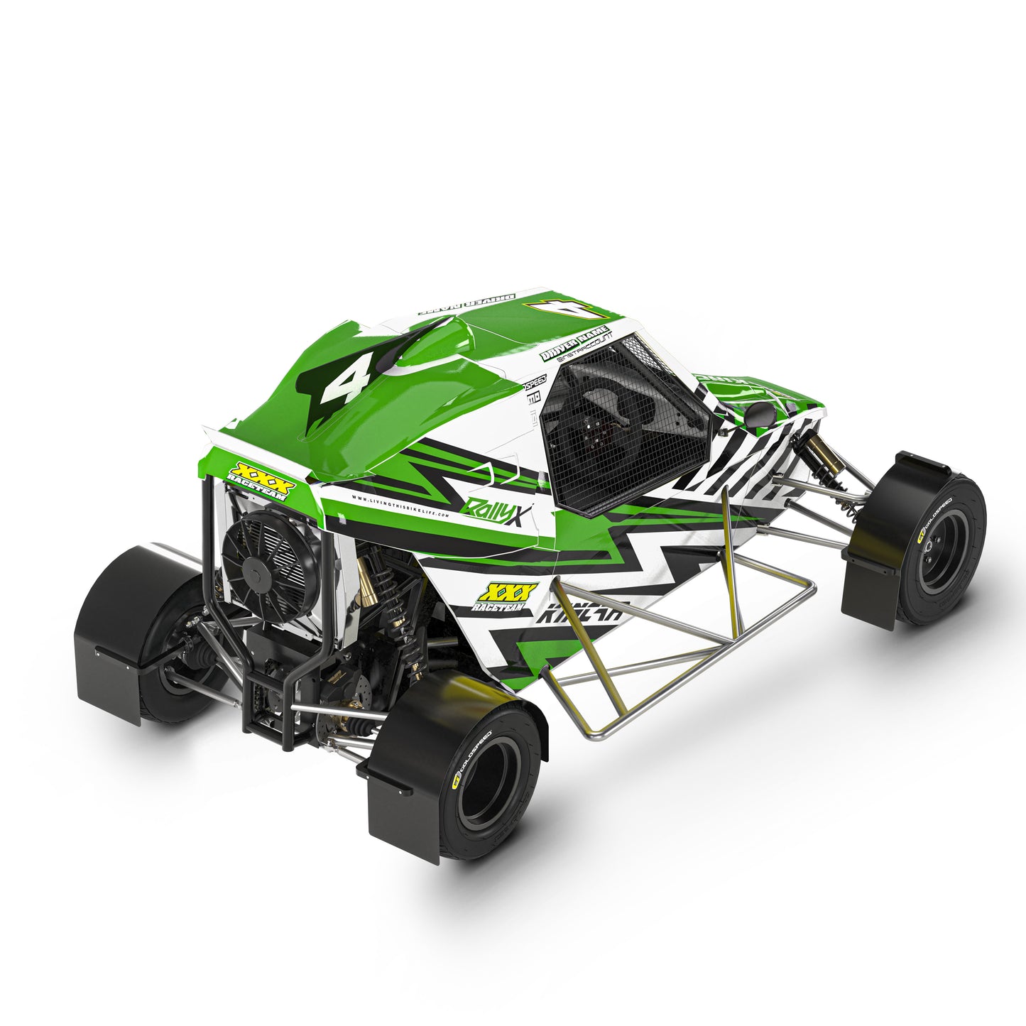 Kincar Graphics Kit "Skyline Green"