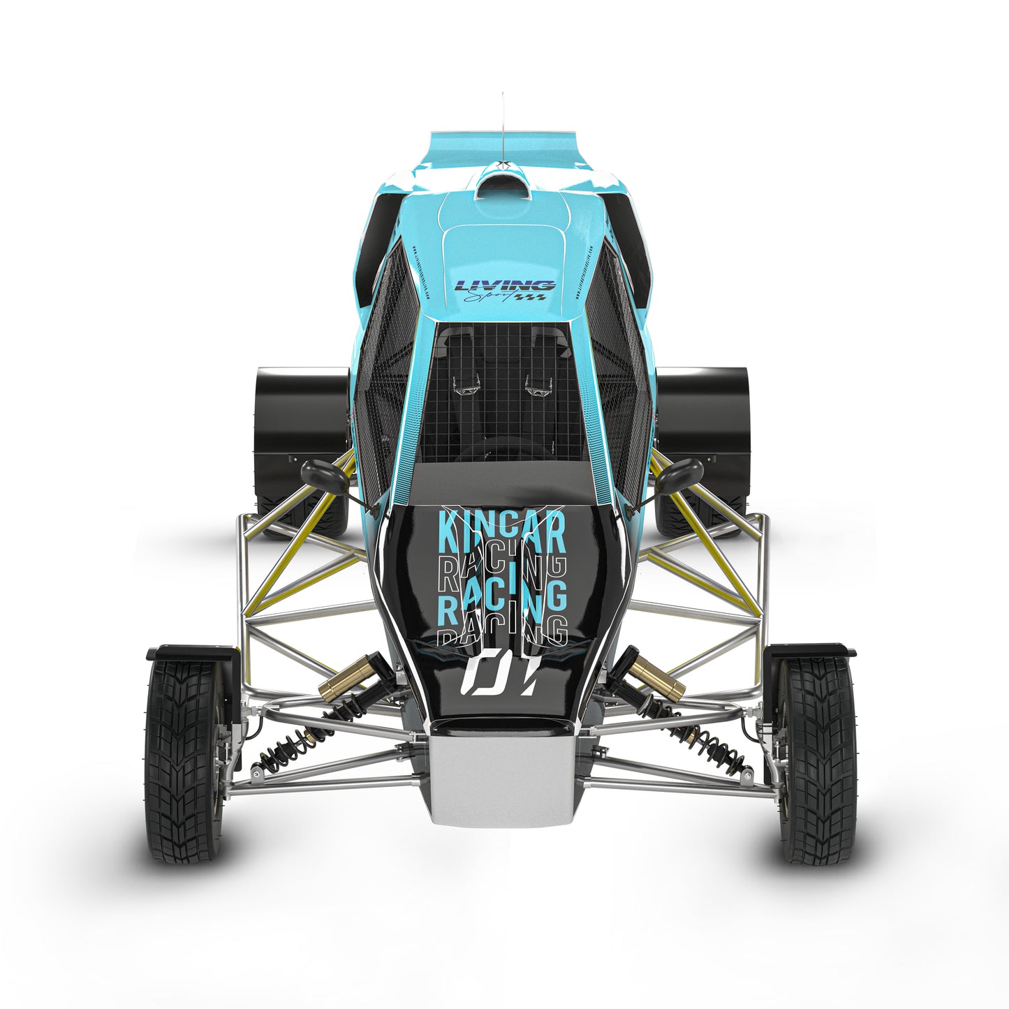 Kincar Graphics Kit "Solar Flare Blue"