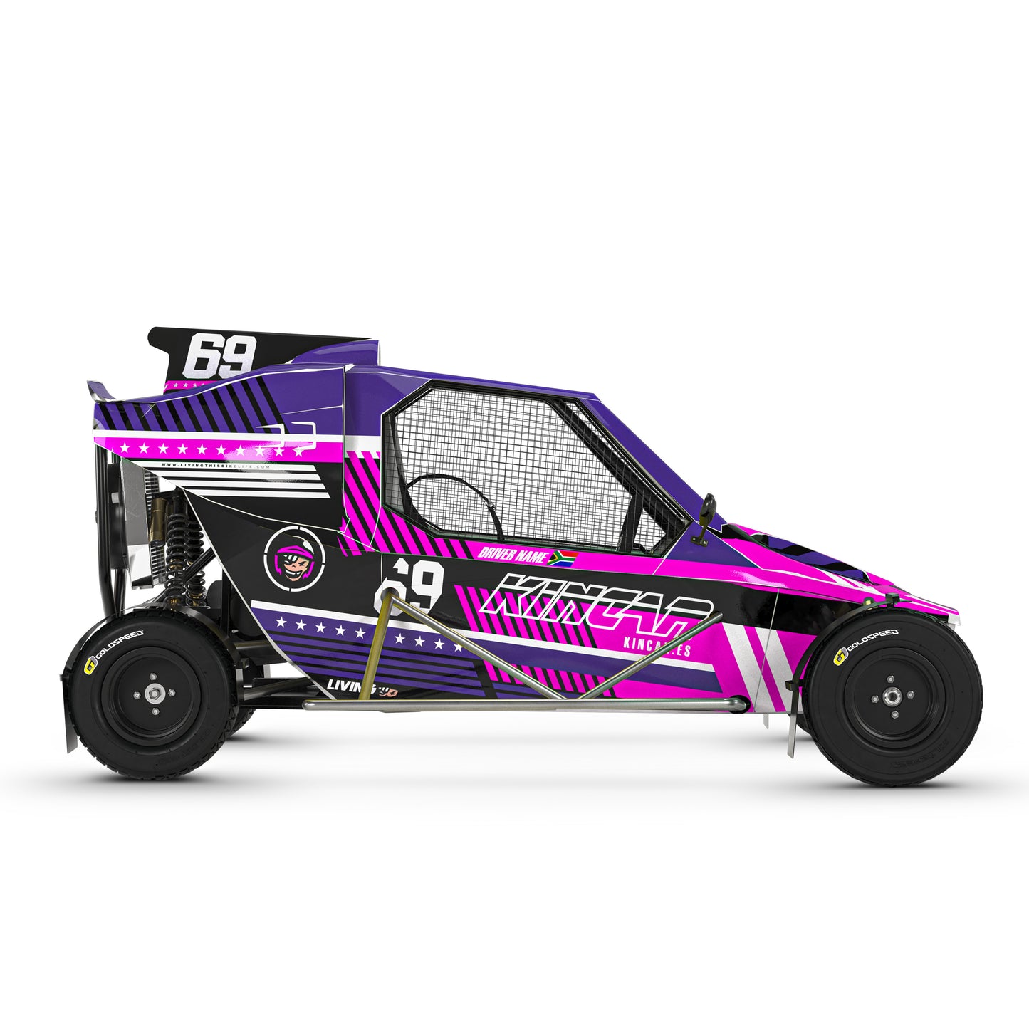 Kincar Graphics Kit "Wheeler Walker Purple"