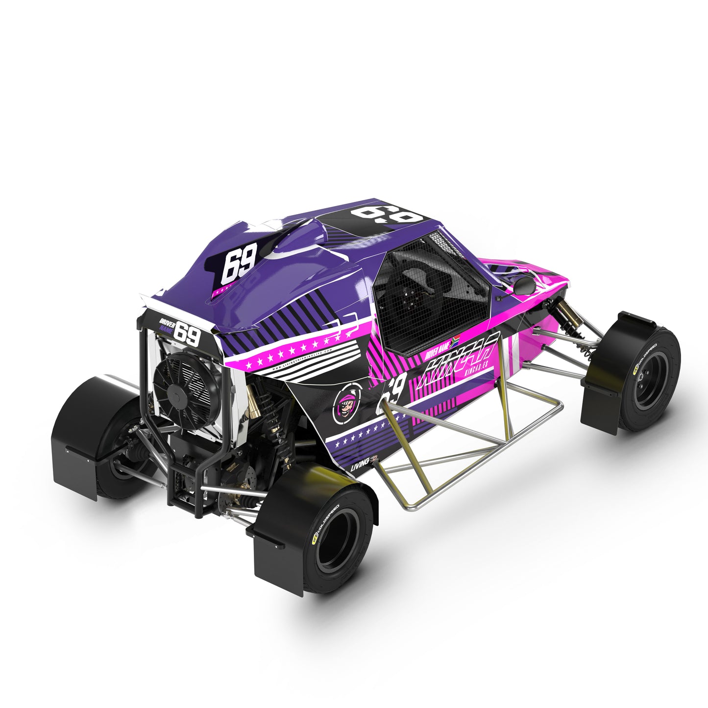 Kincar Graphics Kit "Wheeler Walker Purple"