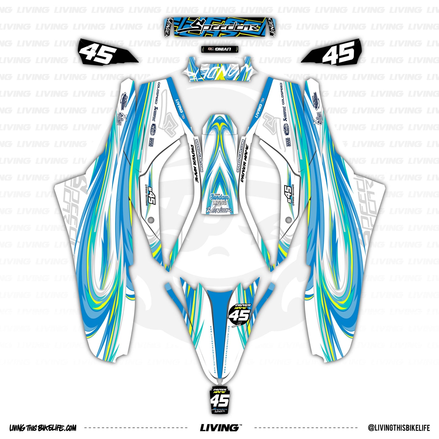 Speedcar Wonder Graphics Kit "Splash"