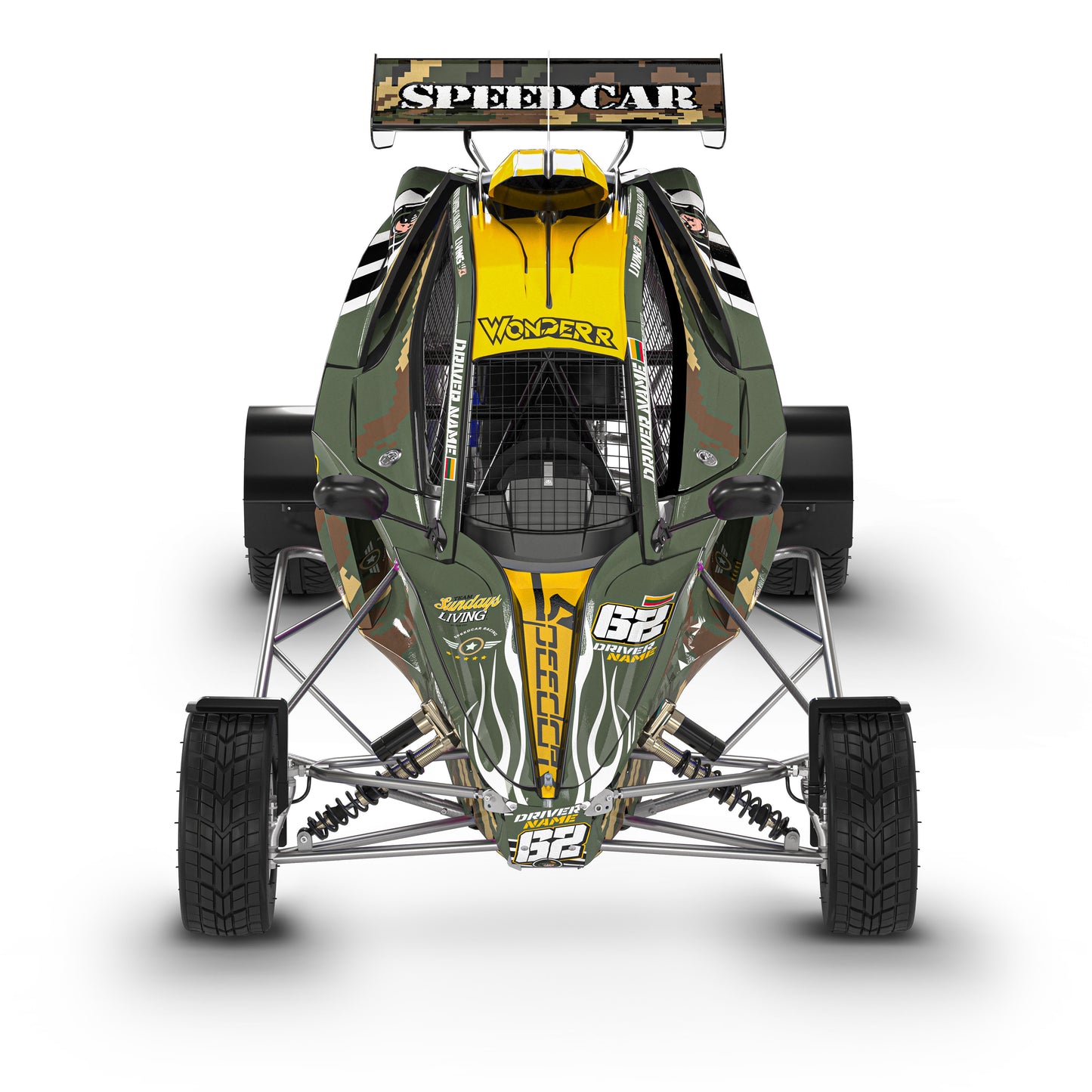 Speedcar Wonder-R Graphics Kit "Satisfyer"