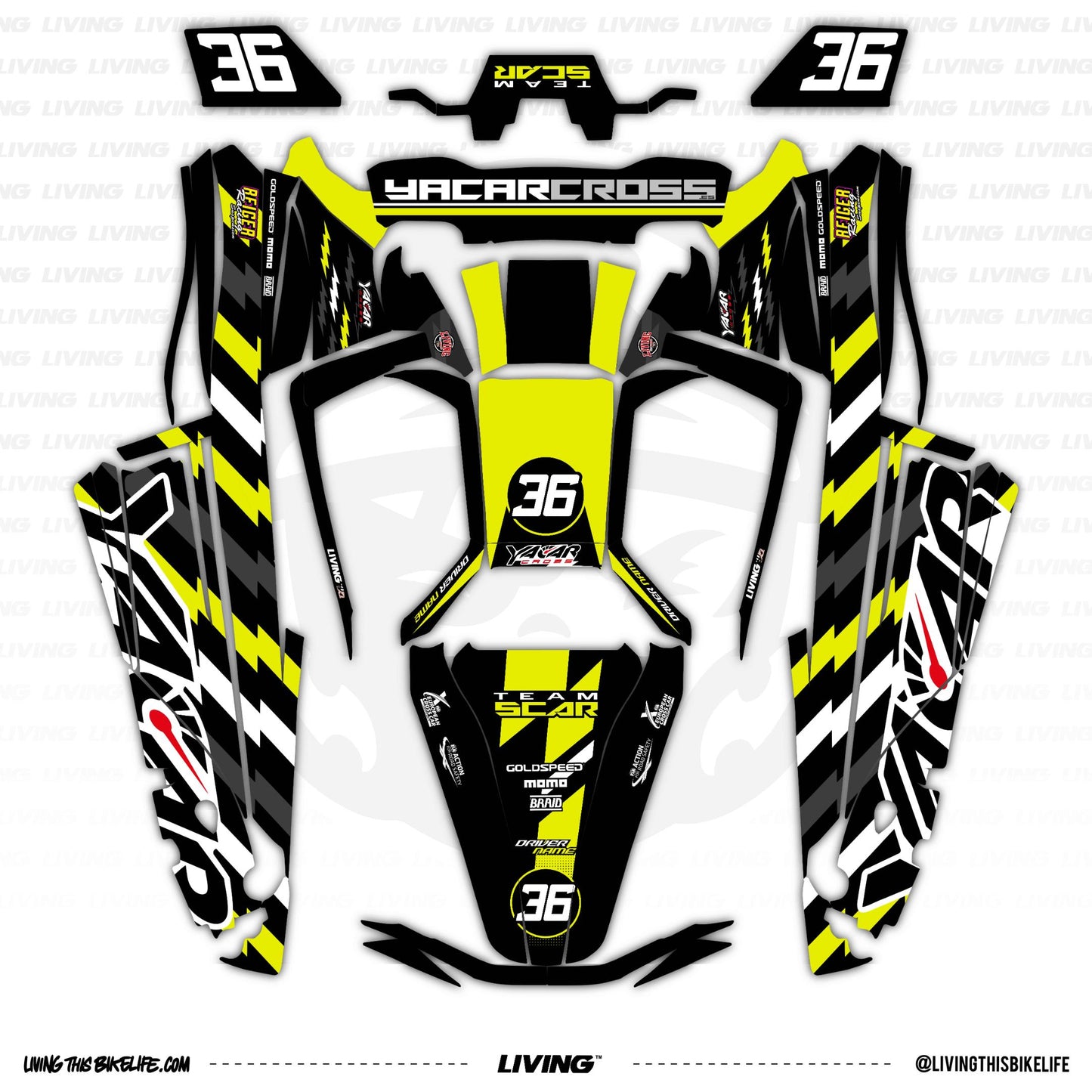 Yacar Graphics Kit "Folsom"