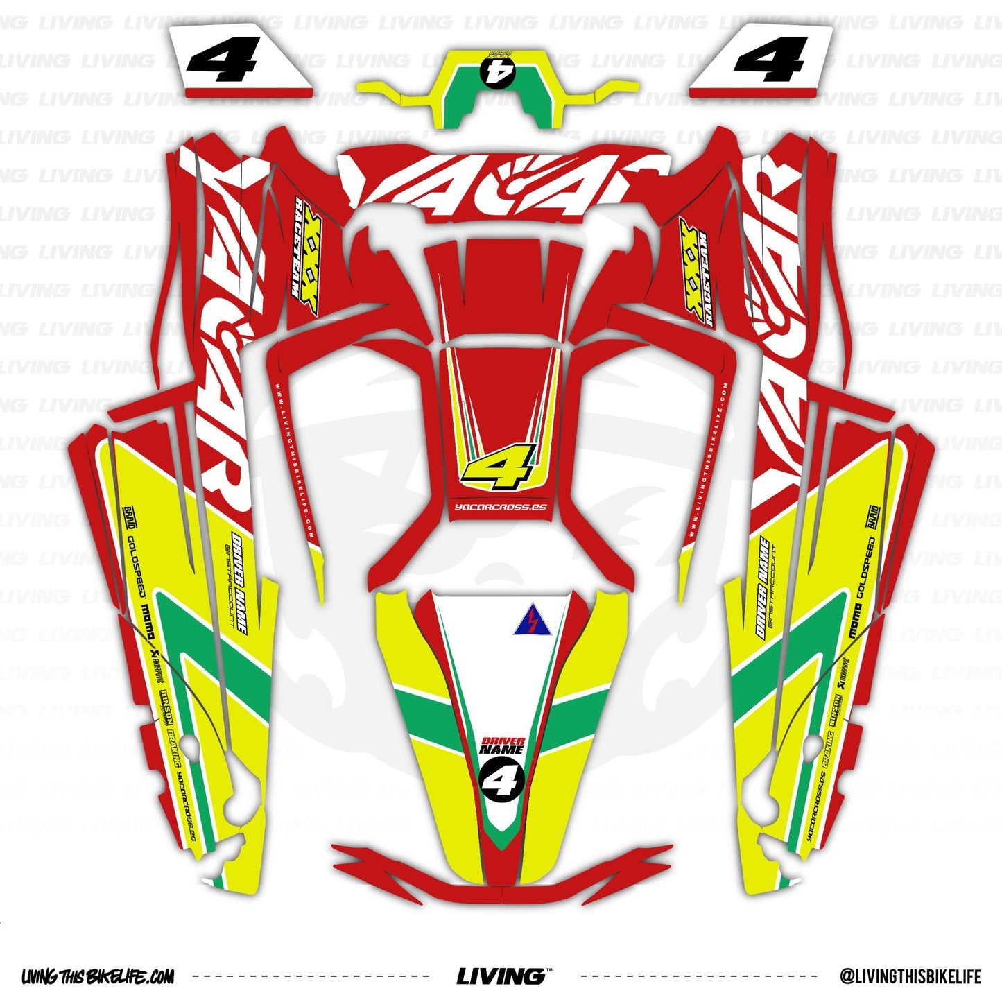 Yacar Graphics Kit "90's Racer"