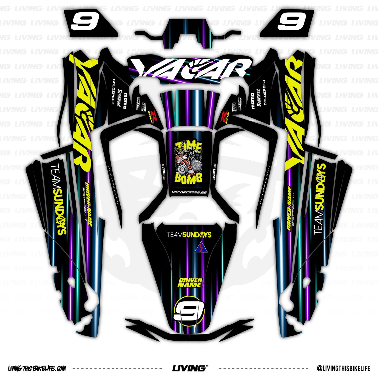 Yacar Graphics Kit "Stardust"