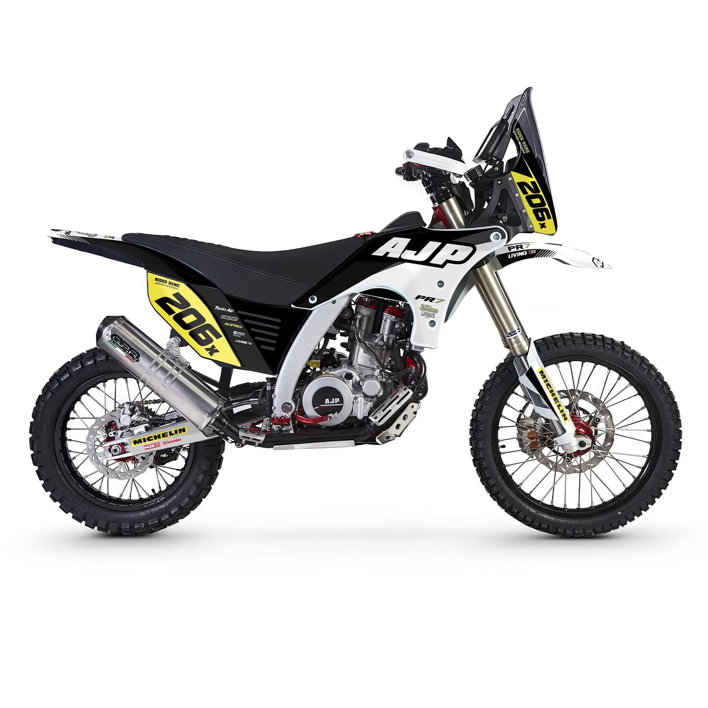AJP PR7 Graphics Kit "Kiss"