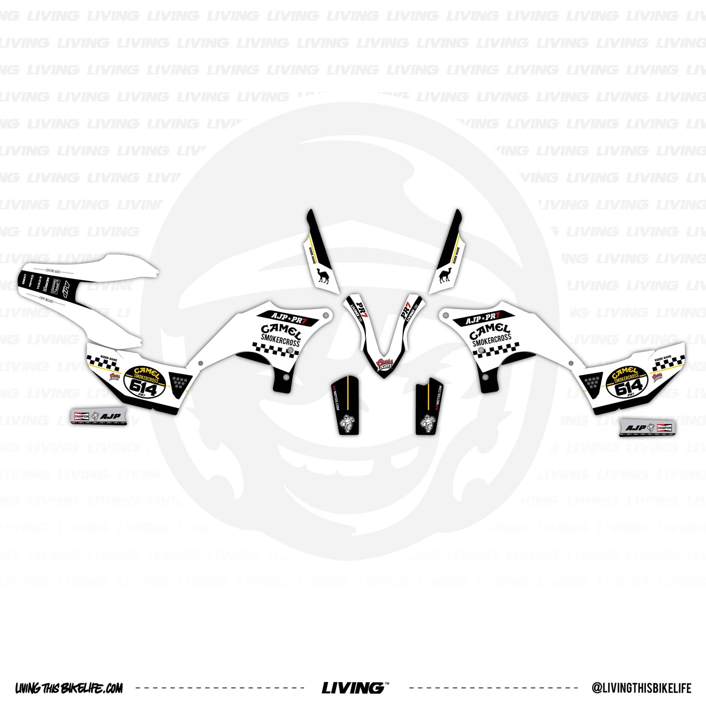 AJP PR7 Graphics Kit "Smokercross"