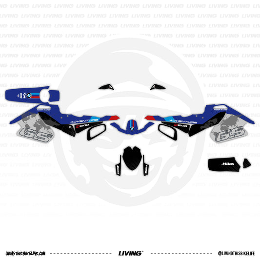 BMW R 1200 GS Graphics Kit "Atlas Sprint"