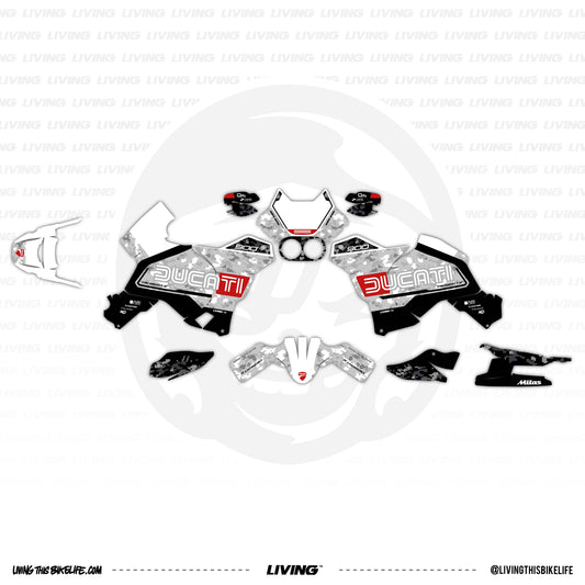Ducati Desert X Graphics Kit "Digital Camo"