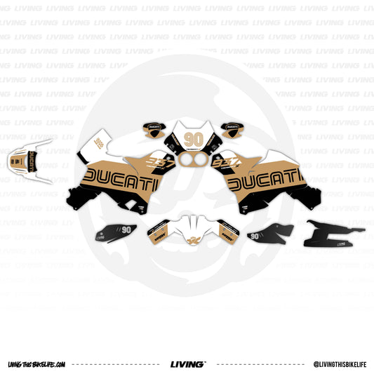 Ducati Desert X Graphics Kit "Dune"