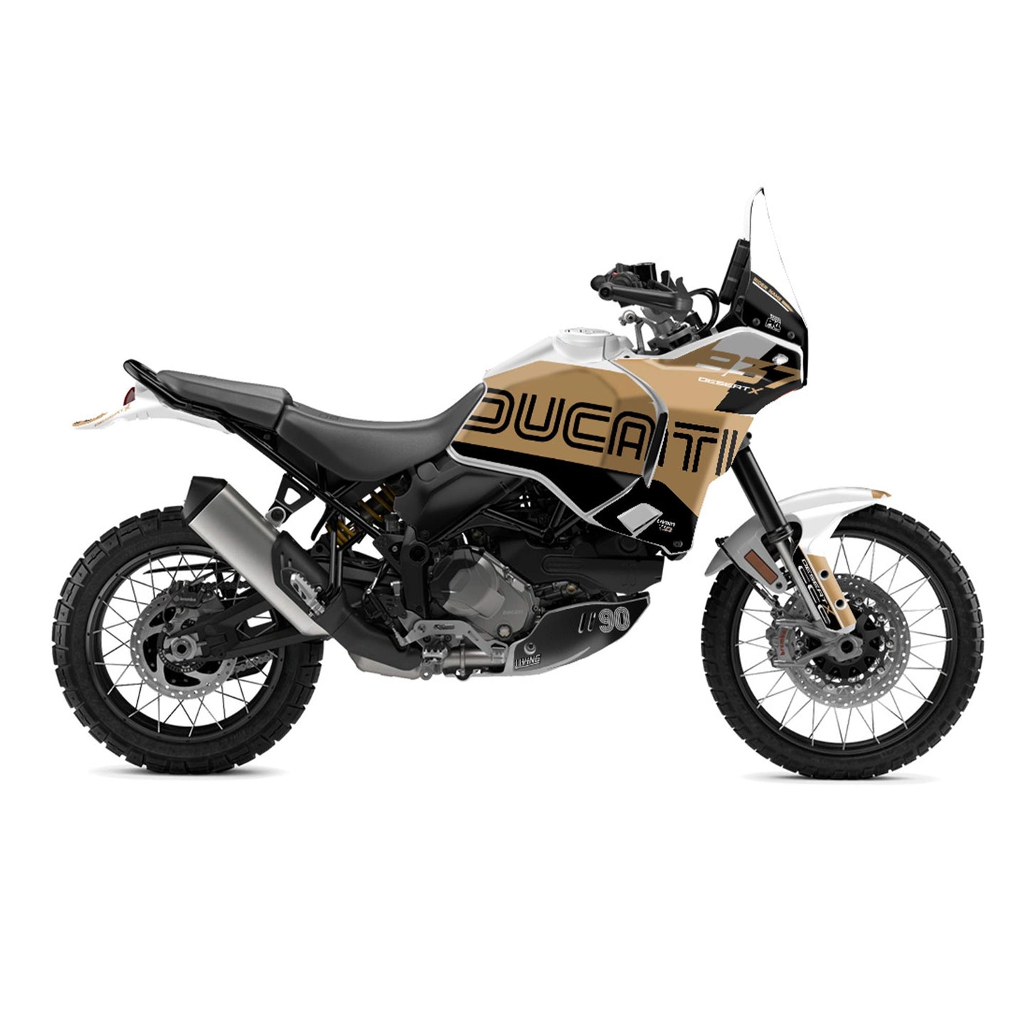 Ducati Desert X Graphics Kit "Dune"