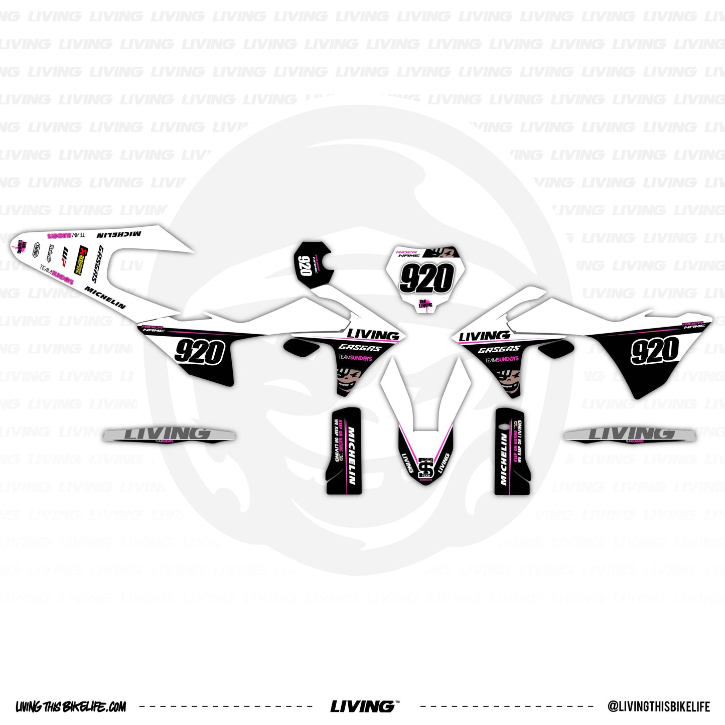 GasGas Graphics Kit "Slow In"