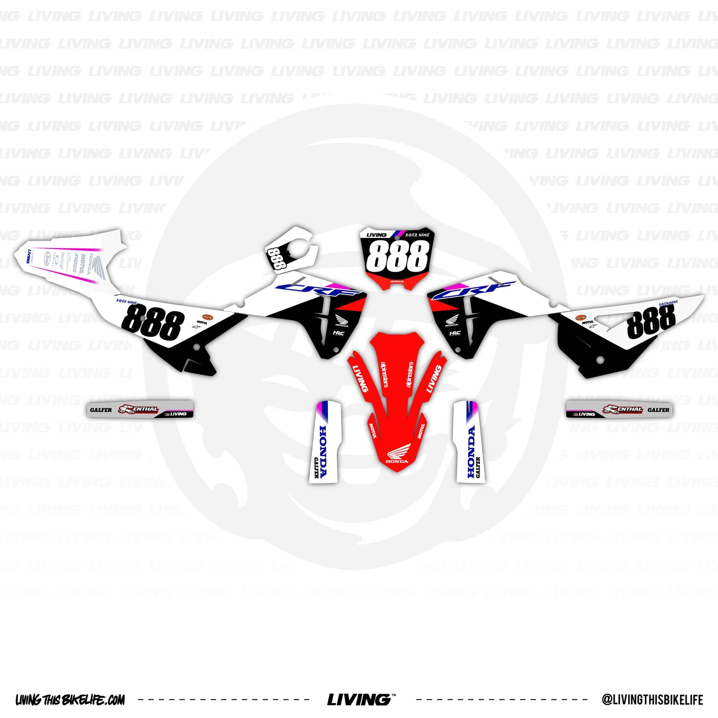 Honda Graphics Kit "Yang"