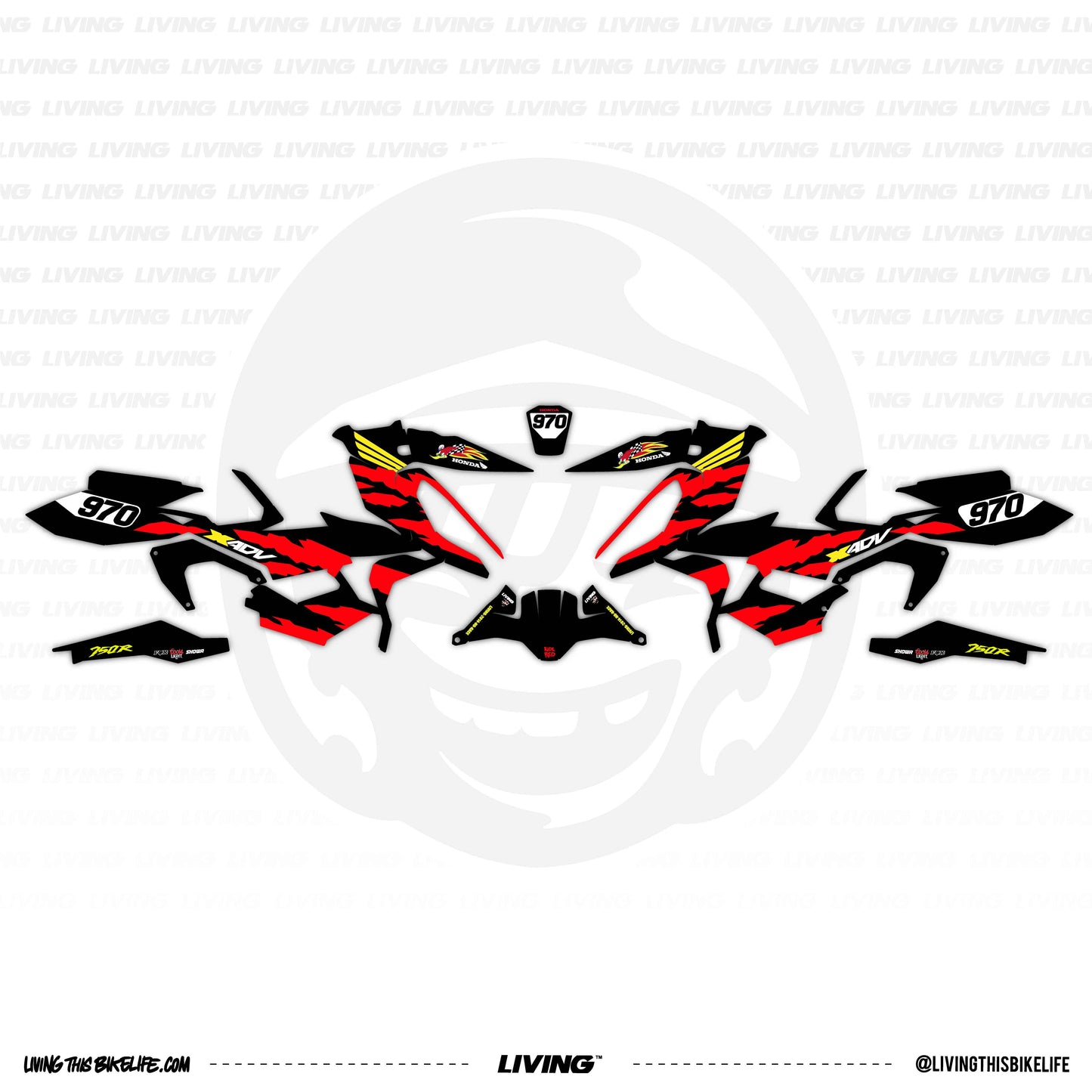 Honda X-ADV Graphics Kit "Razor Blade"