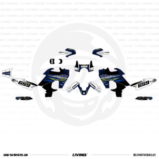Husqvarna Norden 901 Graphics Kit "Shark Fin"